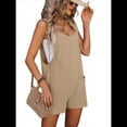 thumbnail image 3 of Mono de Verano Sin Mangas para Mujer, Holgado y Ajustable, Ideal para Playa, Viajes y Vacaciones, con Bolsillos. Albaricoque XL, 3 of 8