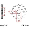 thumbnail image 5 of Front & Rear Sproket Kit for YAMAHA RS100 B,C-USA 75-76 JT Sprockets, 5 of 7