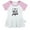 Pink Raglan Dresses #B, variant on I Got it From My Mama or Papa Funny Dresses For Baby, Newborn Babies Skirts, Infant Princess Dress, 0-24M Kids Graphic Clothes (Pink Raglan Dresses, 0-6 Months)