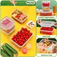 thumbnail image 4 of AISOON 40-Piece Food Storage Container Set with Lids, BPA-Free Leakproof Meal Prep Containers, Microwave, Freezer & Dishwasher Safe, 4 of 10