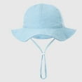 thumbnail image 4 of Fengyings Baby Sun Hat Toddler Protective Bucket hat Nice Beach hat for Baby Girl boy Adjustable Cap, 4 of 4