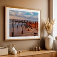 thumbnail image 4 of Golden Hour at Sunset Beach, Cape May Point NJ - Cape May Point New Jersey Photography Seascape Beach Sunset Abandoned Coastal Ocean Rustic Oak Framed Wall Art Print 20 x 30 inches, 4 of 6