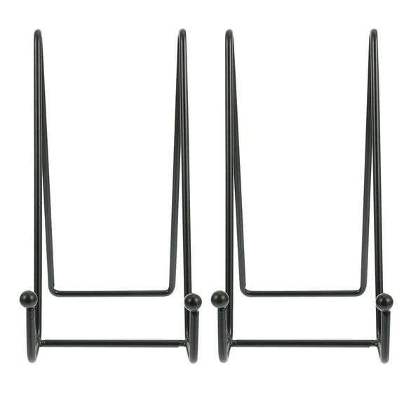 2Pcs Iron Easel Plate Holders Photo Frame Display Stands Pictures Display Holder