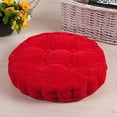 thumbnail image 3 of Nvzi Round Pillow Chair Pad Thickened Tatami Cushion Indoor Outdoor Pad (Red-40cm), 3 of 5