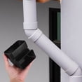 thumbnail image 4 of FUTUREORYY Gutter Downspout Connector Aluminum Alloy Rainwater Pipe Connection 1Set Black Wear-resistant, 4 of 6