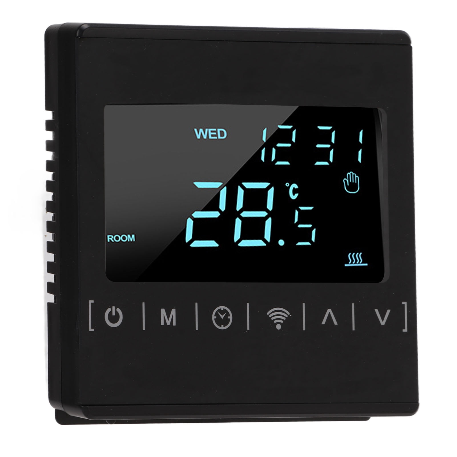 EBTOOLS Temperature Controller,LCD Temperature Controller,MH1823 Wifi Thermostat Smart LCD APP Voice Control Temperature Controller AC 85V‑250V