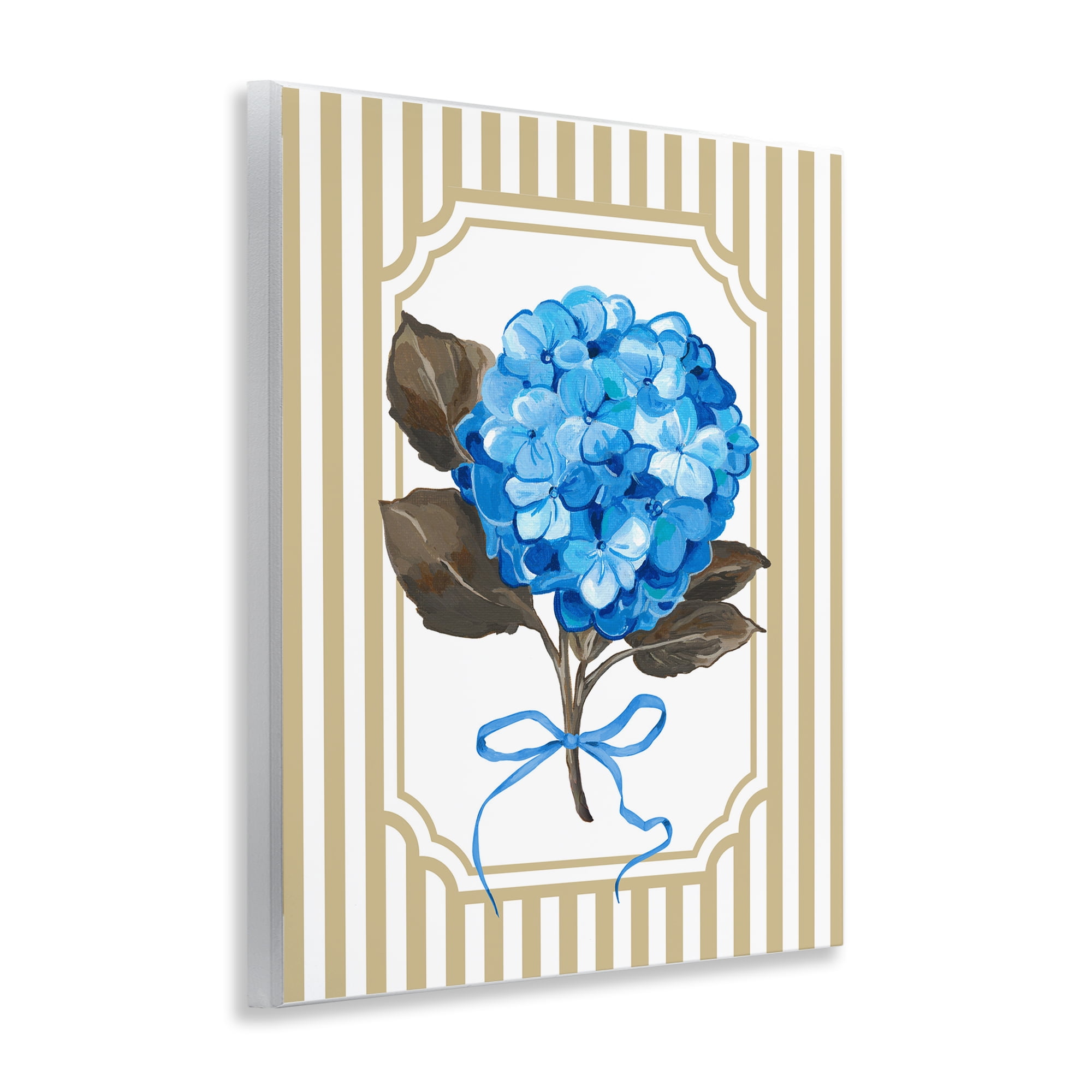 Hydrangea Bundle with Bow Wall Plaque Art, design by Adonna Ebrahimi