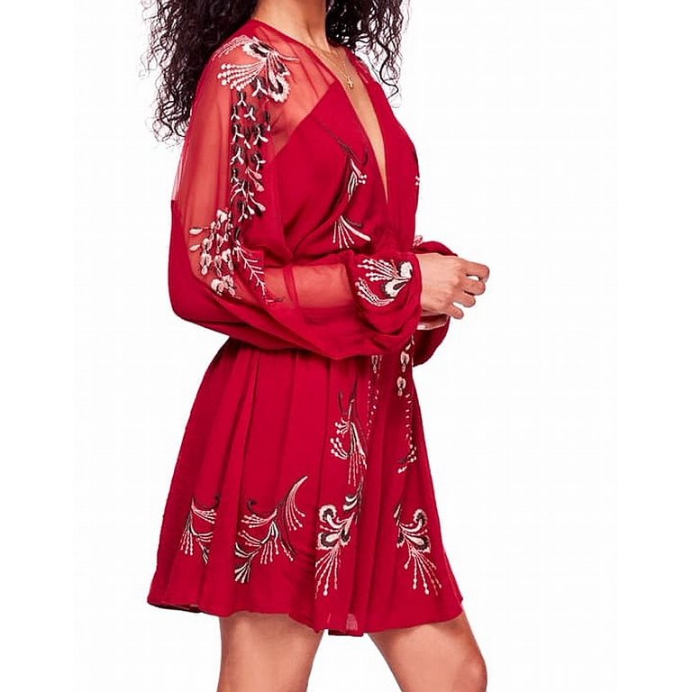 strapless open back dress Fitted Short Feathered Glitter Print Dress by Juliet 897 main image 0