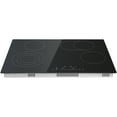 thumbnail image 1 of KFFKFF Sleek Ceramic Cooktop, Size 30.3x20.5", Equipped with 4 Burners, 240V. Touch Control, Timer & Child Lock Included, 9 Temperature Levels for Diverse Culinary Tasks, 1 of 9