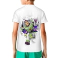 thumbnail image 2 of T-shirt Graphique Buzz Lightyear Mode Manches Courtes Hauts d'Été TG, 2 of 4