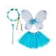 thumbnail image 3 of Disfraz de hada para niñas, vestido de ensueño para juegos de simulación, cumpleaños y carnaval. Azul, 3 of 9