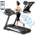 thumbnail image 1 of Gymax Tapis Roulant Pliant 4.75HP Machine d'Exercice de Gym avec Inclinaison Automatique Écran LED Noir, 1 of 10