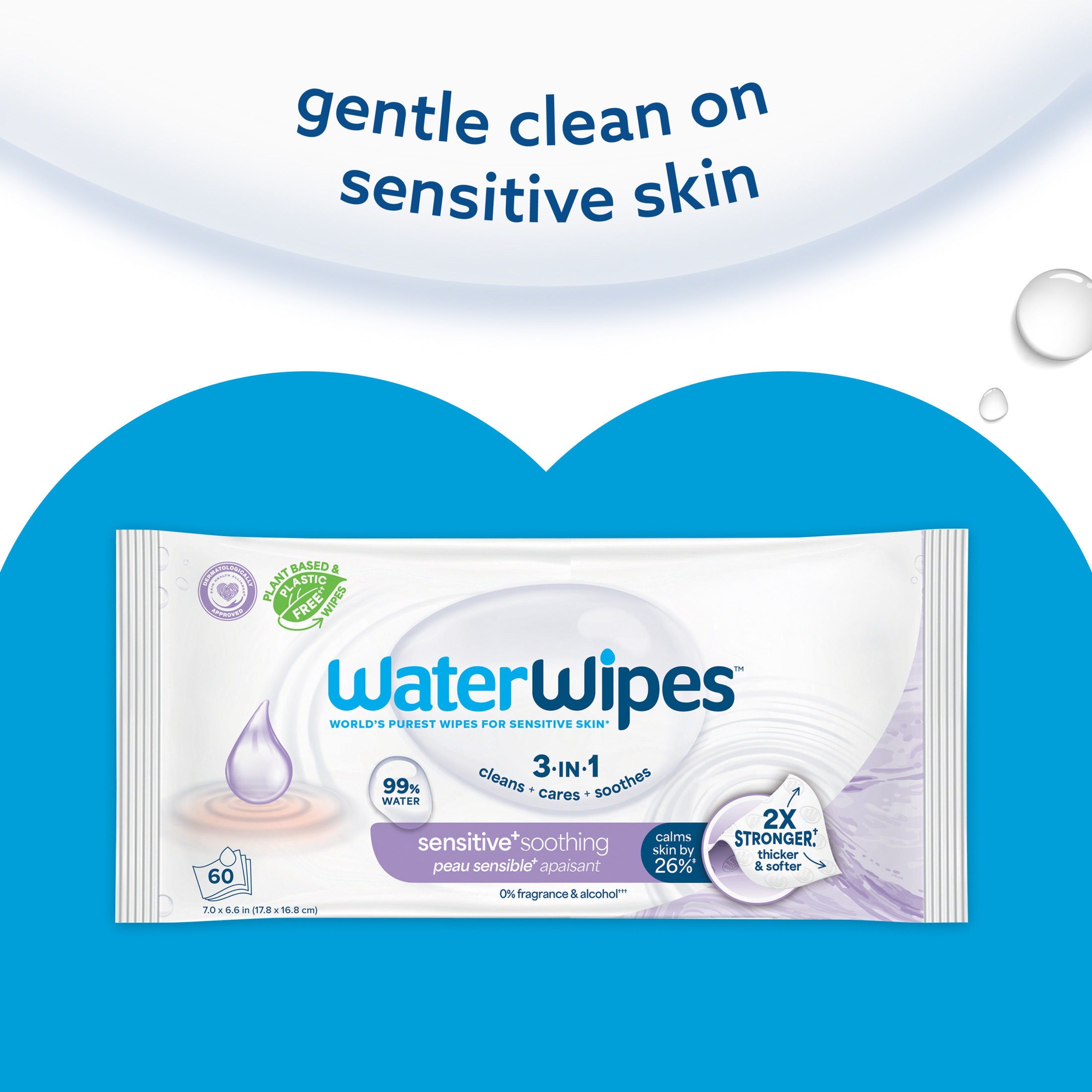 WaterWipes Sensitive Soothing Baby Wipes, 240 Count photo 6
