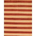 thumbnail image 1 of Ahgly Company Machine Washable Indoor Rectangle Abstract Orange Area Rugs, 4' x 6', 1 of 7