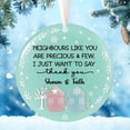 thumbnail image 2 of Feltree Handmade Sea Glass Snowflake Christmas Tree Ornaments 2D Acrylic Hanging Decorations Friendship Keepsake Gift for Holiday Decor, 2 of 8