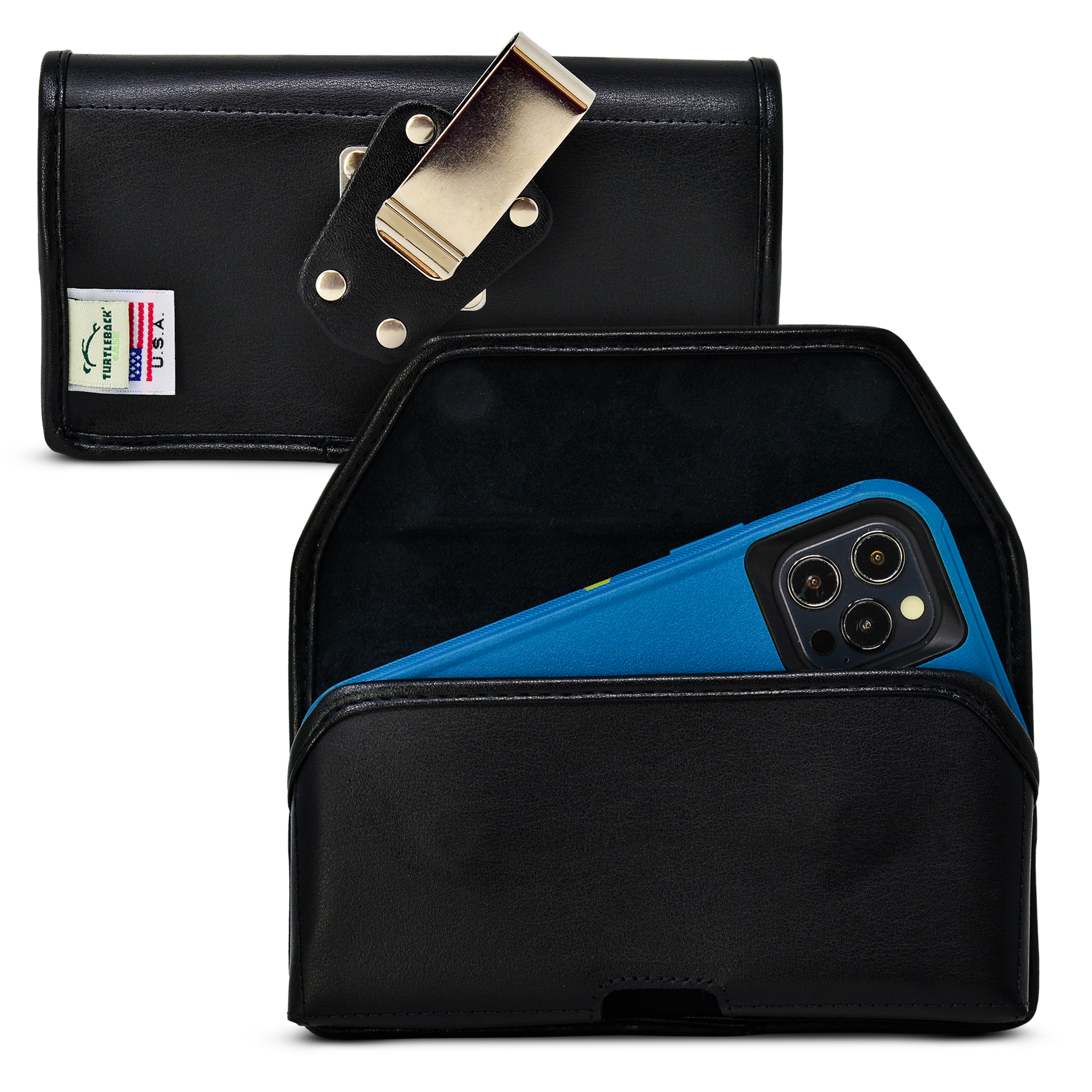 iPhone 14 Pro, 14, 13/13 Pro, 12/12 Pro Fits OTTERBOX DEFENDER Black