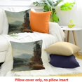 thumbnail image 4 of FCXZI 100% Linen River Mountain Trees Square Pillow Cover for Sofa 20x20in, 4 of 5