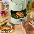thumbnail image 6 of Beautiful 3 Qt Air Fryer with TurboCrisp Technology, EverGood Ceramic Nonstick Coating, Sage Green by Drew Barrymore, 6 of 13