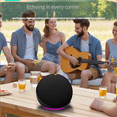 thumbnail image 2 of Davurpey colorful lights pulsating wireless bluetooth speaker subwoofer outdoor convenient audio, 2 of 8