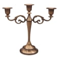 thumbnail image 2 of Candlestick, 3 Arms, Candlestick, Candlestick, Candlestick, Table Decoration , Brown, 26.5x26cm, 2 of 6