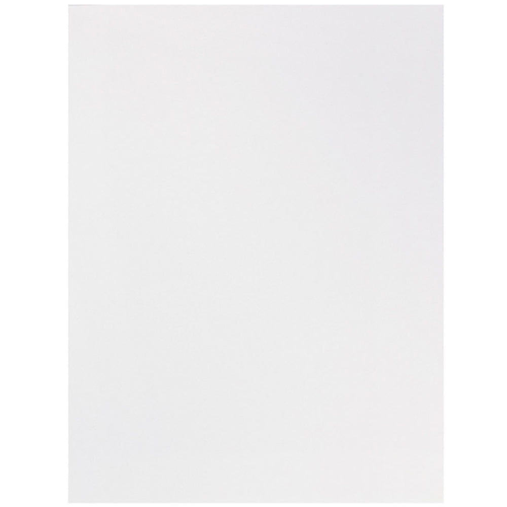 JAM Paper 2 Pocket Linen Business Folders, White, Bulk 50/Box