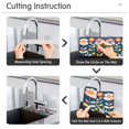 thumbnail image 5 of Yayeee Faucet Mat for Kitchen Sink 30" Diatomite Long Splash Guard Pad, Simple Floral, 2 Pack, 5 of 7