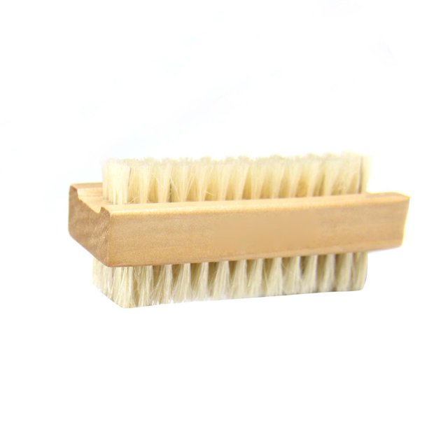 Cepillo de baño de madera Cateissary cerdas naturales SPA masaje depurador Suministros de limpieza para El hogar color amarillo