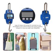 Electronic Digital Crane Scale Weight 300 Kg Stainless Steel Heavy Duty Hanging Hook Scales ,Easy to Operate