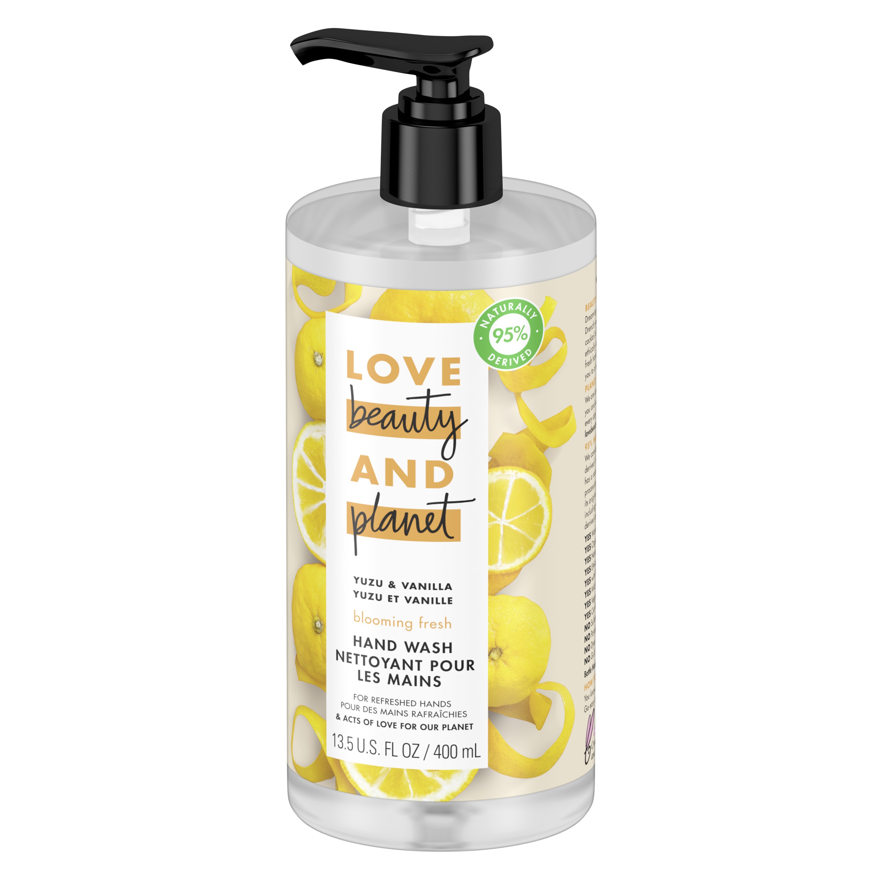Love Beauty And Planet Blooming Fresh Hand Soap Yuzu & Vanilla 13.5 oz - image 4 of 8