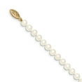 thumbnail image 3 of 14k Yellow Gold 5-5.5mm White Freshwater Onion Freshwater Cultured Pearl Necklace - 16 Inch, 3 of 4