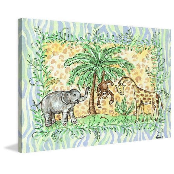 Marmont Hill "Jungle" by Reesa Qualia Painting Print on Wrapped Canvas