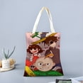 thumbnail image 2 of Baldi's BasicsBolso de tela con estampado de lienzo para mujer, bolsa de compras reutilizable y estética, con cremallera interior, regalo para mujer,40*40cm., 2 of 6