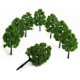 thumbnail image 5 of Bewildely 20 piezas paisaje en miniatura árbol arena Prop paisaje ornamento escena diseño decoración montaje simulación planta modelo Decoración Bewildely HA065312-00, 5 of 6