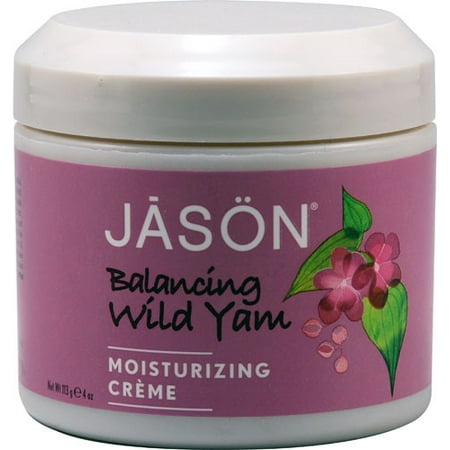 JASON Crème hydratante, igname sauvage équilibrage 70% organique, 4 Oz