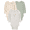 Gray/Green Veggie, variant on Baby Bodysuits, 3-Pack, Sizes Preemie-24 Months