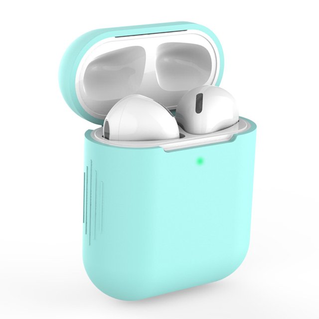 Funda protectora para Airpods de Apple, funda de silicona para auriculares inalámbricos Bluetooth de primera y segunda generación, carcasa protectora universal para auriculares