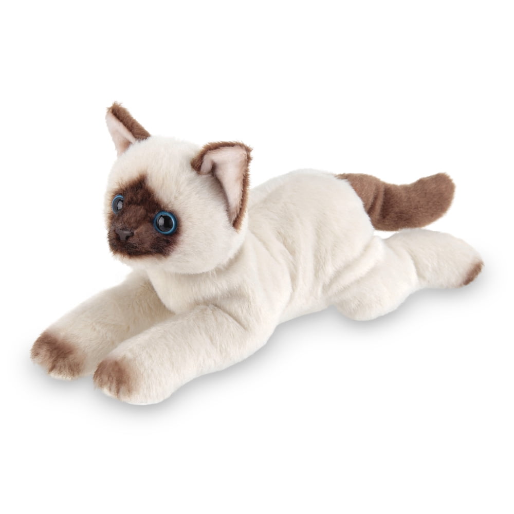 Bearington Lil' Cleo Small Plush Stuffed Animal Siamese Cat, 8 inches - Walmart.com - Walmart.com