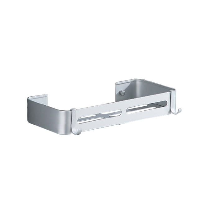 Yuarrent Estante de esquina para baño, estante de cosméticos montado en la pared, organizador de drenaje de aleación de aluminio, soporte de Juegos de accesorios de baño Tipo 3 Yuarrent HA059992-03B