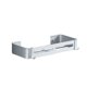 thumbnail image 1 of Yuarrent Estante de esquina para baño, estante de cosméticos montado en la pared, organizador de drenaje de aleación de aluminio, soporte de Juegos de accesorios de baño Tipo 3 Yuarrent HA059992-03B, 1 of 5