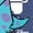 HEATHER NAVY, variant on Monsters Inc - Mike And Sully - Toddler Girls Fitted Short Sleeve T-Shirt