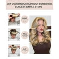 thumbnail image 2 of Värmefri Hårcurlers för Övernattningslockar, Blowout-stavar, Hårband, Värmefria Curlers, Hårrullear för Kort Hår, Stylingverktyg, 2 of 5