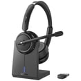 thumbnail image 1 of Auriculares inalámbricos LEVN con micrófono Bluetooth Work, batería de 65 h, 1 of 7