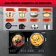 thumbnail image 3 of Inducción de Alta Potencia ET-H8007, 2000W, 8 Niveles de Potencia y Temperatura, Control Táctil, Panel de Vidrio Cerámico - Ideal para Cocina Rápida y Eficiente, 3 of 6