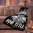 thumbnail image 6 of Accountant Awesome Job Title Quote in Bold Distressed Typography Style for Accountants, Calculator Office Scene, Cozy Flannel Blanket for Office and Bedroom, Appreciation Gift, Clever Home Decor, 6 of 9