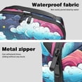 thumbnail image 4 of Cloud Digital Bag with Oxford Cloth Material, Waterproof Travel Case for Cell Phone Charger Cord and Electronics, Charger Pouch and Cord Travel Organizer, 5.9x9.44x3.14 Inches, 4 of 6