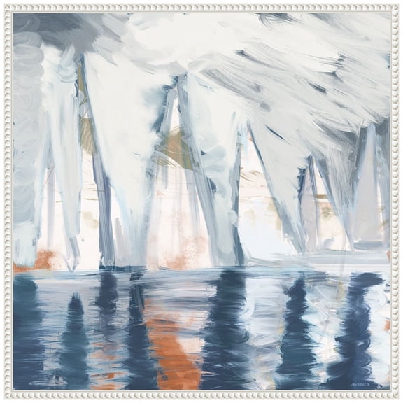 Amanti Art Sailboats In The Mist II Framed Canvas Wall Art Print