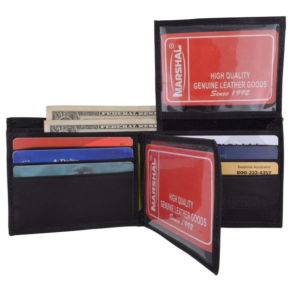 Soft Leather Lambskin Wallet with ID Credit Card and Coin Pocket 1853