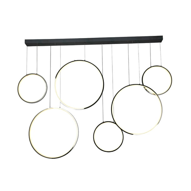 Lámpara Candil Colgante LED Bubbles Luxica Lighting Cromo