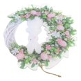 thumbnail image 6 of Easter Flower Wreath Decoration Front Door Bunny Garland Home Door Decor Holiday Party Creative Rabbit Flowers Wreath, 6 of 8