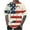 Red, variant on Mens 4th of July Tshirt Novelty Stars and Stripes Graphic Tees Big and Tall Short Sleeve Crewneck T Shirt Independence Day Tops M